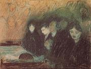 Edvard Munch Funeral oil